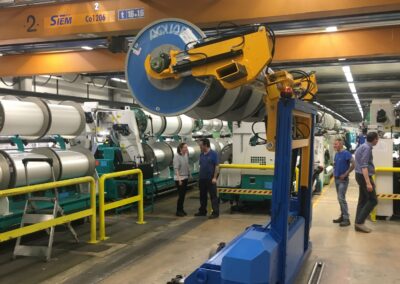 Carrelli per subbi e rotoli di tessuto Alexander & Giovanelli