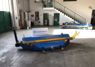 Carrelli per subbi e rotoli di tessuto Alexander & Giovanelli