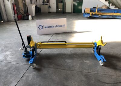 Carrelli per subbi e rotoli di tessuto Alexander & Giovanelli