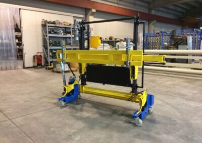 Carrelli per subbi e rotoli di tessuto Alexander & Giovanelli